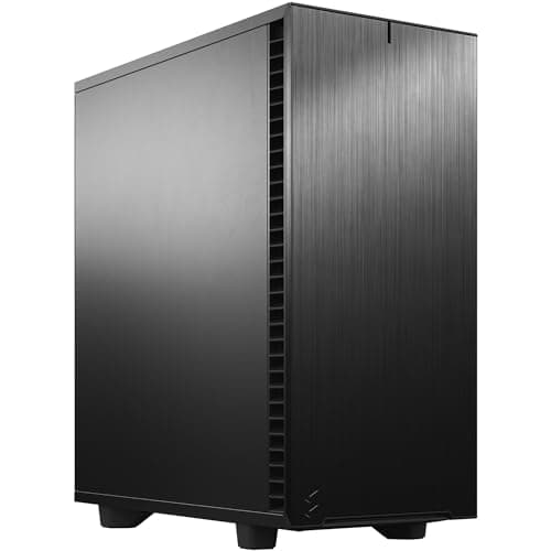 Image of Fractal Design Define 7 Compact Black Brushed Aluminum/Steel ATX Compact Silent Mid Tower Computer Case