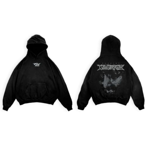 Image of THE WEEKND Unisex-Adult Hurry Up Tomorrow Official Timeless Hoodie Hooded Sweatshirt, Black, Large