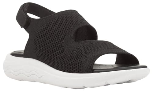 Image of Geox Girls D Spherica Ec5 ASport Sandals, black, 4 UK