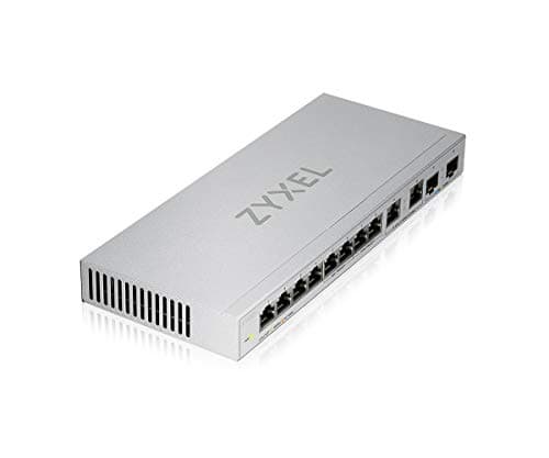 Image of Zyxel Multi-Gig 12-Port Unmanaged Switch with 2-Port 2.5G and 2-Port 10G SFP+ Desktop/Wallmount [XGS1010-12]