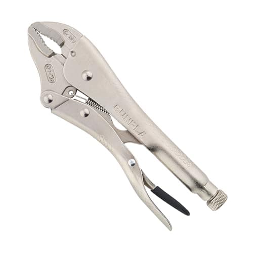 Image of Gunpla Curved Jaw Locking Pliers 10inch/250mm, CR-MO Heavy Duty Alloy Steel Vise Grips with Anti-Slip Handle for Clamping, Twisting, Gripping, Holding, Cutter Welding, Fastening Multifunction Tool