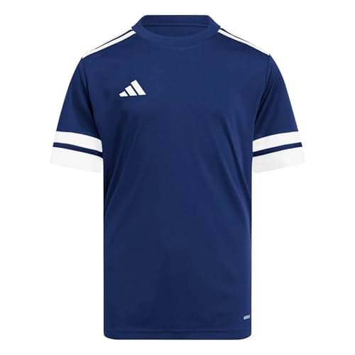 Image of adidas Unisex Kids SQUADRA25 Jersey Short Sleeve Kids, Team Navy Blue 2/White, 9-10 Years
