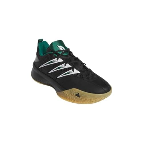 Image of adidas Unisex-Adult Dame Certified 3 Basketball, Collegiate Green/Black/White, 13 Women/12 Men