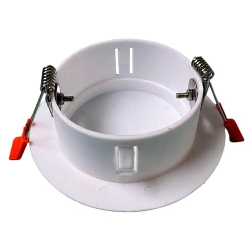 Image of MotiveTechCeiling Hole Cover Plate with Buckle, Round Downlight Hole Cap DIY Lightweight Recessed Light Trim Strip, Downlight Hole Trim Strip for Home Office, 90 to 105mm Hole