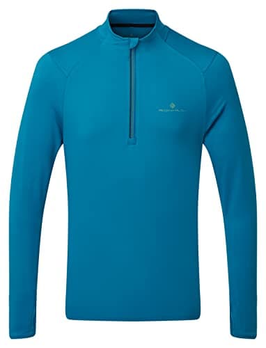 Image of RONHILL, Men's Tech Thermal 1/2 Zip Tee, Prussian Blue/Willow L
