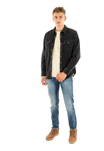 Image of Levi's Barstow Western Standard Jet Black Cordu, Jet Black, M