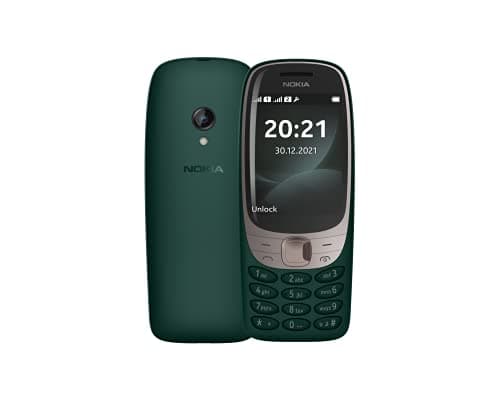 Image of NOKIA 6310 GREEN MÓVIL SENIOR, DUAL SIM, 2.8' CÁMARA 0.3 MP, BLUETOOTH, RADIO FM, MICRO SD