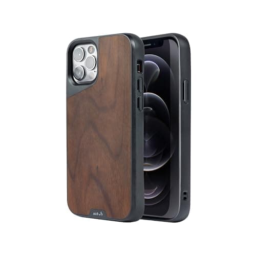 Image of Mous for iPhone 12 Pro Max Case MagSafe Compatible - Limitless 4.0 - Walnut - Protective iPhone 12 Pro Max Case - Shockproof Phone Cover