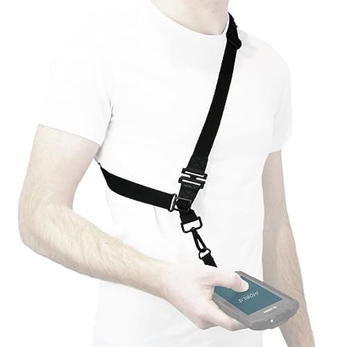 Image of Mobilis Universal Breakaway Shoulder Strap with Textile Hook, 1 Attachment Point, Safety Release System, Removable Shoulder Pad, Compatible with Mobile Computers/Scanners