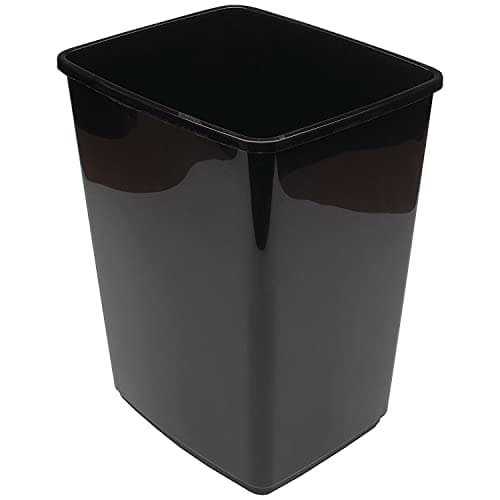 Image of 2Work Swing Bin Base Only 10 Litre Plastic Black 2W02385