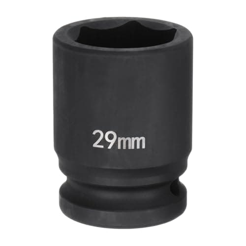 Image of sourcing map 6-Point Impact Socket 3/4" Drive 29mm Metric 40Cr Alloy Steel Spindle Axle Nut Impact Socket