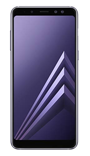 Image of Samsung Galaxy A8 (2018) 32GB 5.6in 16MP SIM-Free Smartphone in Orchid Grey (Renewed)