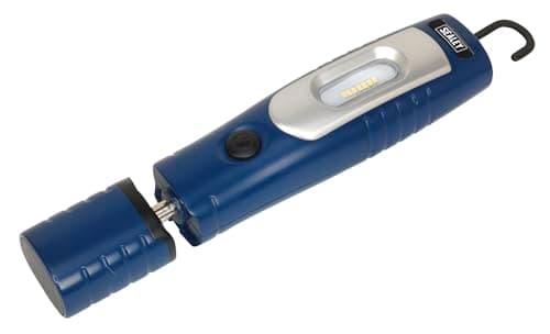 Image of Sealey Led3602B Rechargeable 360? Inspection Lamp 7 SMD + 3W Led Blue Li-Ion