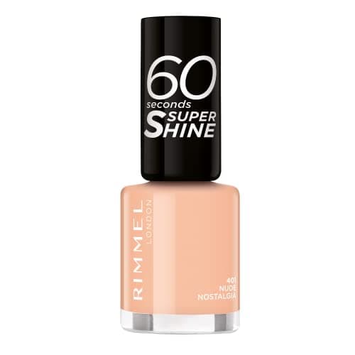 Image of RIMMEL 60 SECONDS 8ML NAIL POLISH NUDE NOSTALGIA 401