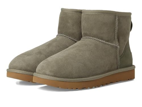 Image of UGG Women's Classic Mini Ii Fashion Boot, Moss Green​, 5 UK