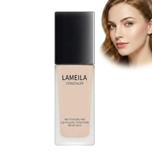 Image of Lanera Luxury Foundation—Full Coverage Foundation Lightweight Long Lasting Flawless Finish Breathable All Day Wear All Skin Types (natural color)