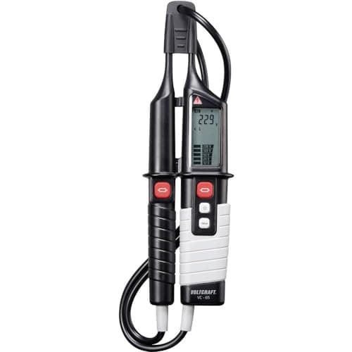 Image of VOLTCRAFT VC 65 Two-Pole Voltage Tester CAT III 1000 V, CAT IV 600 V Acoustics, LCD, LED