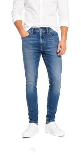 Image of Diesel Sleenker 09L02 Stretch Men's Slim Skinny Jeans, blue, 32 W/30 L