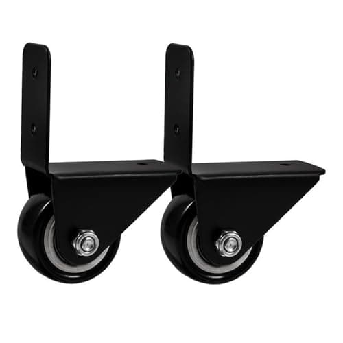 Image of Castor Wheels 2 Pcs Universal Wheel Vanity Drawers Workbench Wheels Cabinet Replacement Casters Heavy Duty