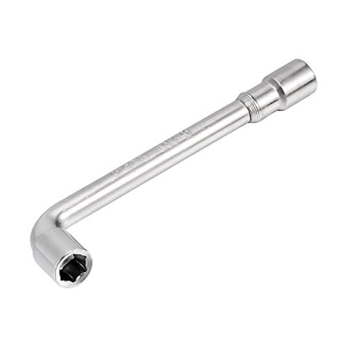 Image of sourcing map 8mm Metric L Shaped Angled Open Hex 6 Point Socket Wrench