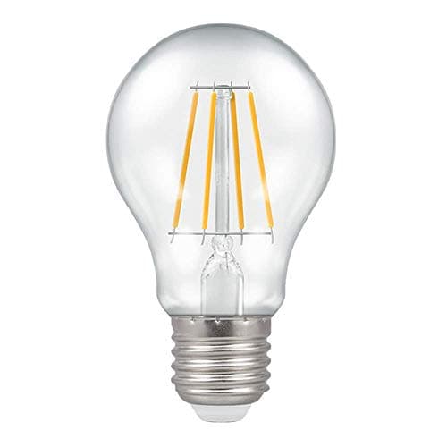 Image of Crompton LED Dimmable Filament GLS Light Bulb Clear 7.5W E27 ES 2700K Warm White 60W Incandescent Bulb Equivalent 806 Lumens Energy Saving led Bulbs Edison Screw LED Light Bulbs