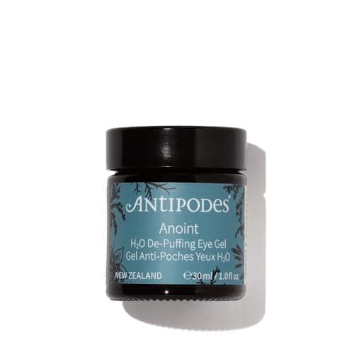 Image of Antipōdēs | Anoint - H2O De-Puffing Eye Gel | Coffee & Red Algae & Cucumber | Vegan | 30mL [IMPERFECT BOX]