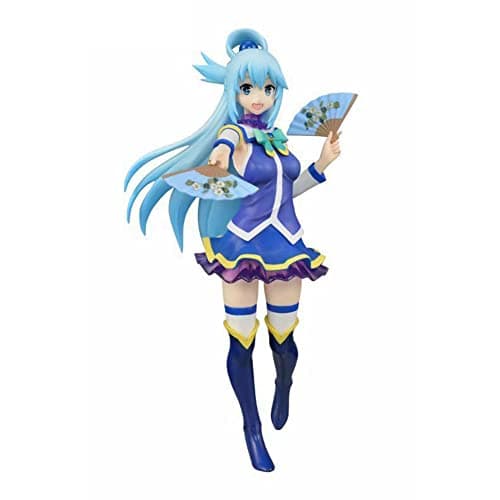Image of Zhongkaihua KONOSUBA Aqua Action Figure 20cm Aqua Figure Figurine Anime PVC Model Statue Computer Desk Decoration Birthday Gift