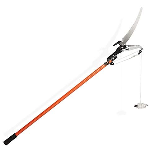 Image of Gr8 Garden Telescopic Extendable Ratchet Pulley Pole Pruner Hand Lopper Shears Long Reach Tall Tree Pruning Trimmer Extending Branch Cutter Tool