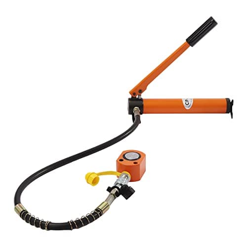 Image of 10T Low Profile Hydraulic Jack, Power Kit, Manual Hydraulic Pump Industrial Mini Hydraulic Cylinder Jack CP-180 Manual Hydraulic Hand Pump