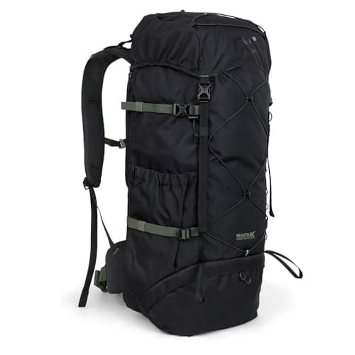 Image of Regatta Backpack Survivor 65L in Reflective, Durable & Hardwearing Fabric - Perfect for Walking, Hiking, Camping & Trekking