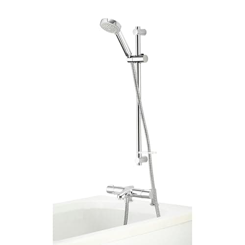 Image of Aqualisa MD110BSM Midas 110 bath shower mixer with adjustable head, Chrome