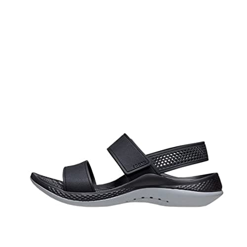 Image of Crocs Women's Literide 360 Sandal W Clog, Black Light Grey, 7 UK