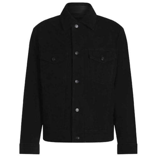 Image of BOSS Men's Johot 10235018 01 Leather_Outerwear, Black 001, 38