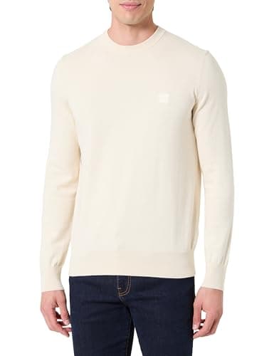 Image of BOSS Men's Kanovano_s Knitted_Sweater, 767open Yellow, L