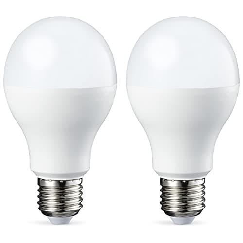 Image of Amazon Basics LED E27 Edison Screw Bulb, 14W (Equivalent to 100W), Warm White, Dimmable - Pack of 2
