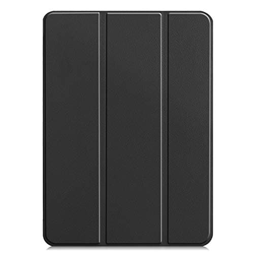 Image of INSOLKIDON Compatible with Huawei MediaPad M3 Lite 8.0 INCH Tablet case, Full Coverage Ultra Slim leather Cover Case with folding Stand Cover Rugged with Auto Sleep/Wake (Black)