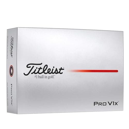 Image of Titleist Pro V1x Golf Ball, Pack of 12, White
