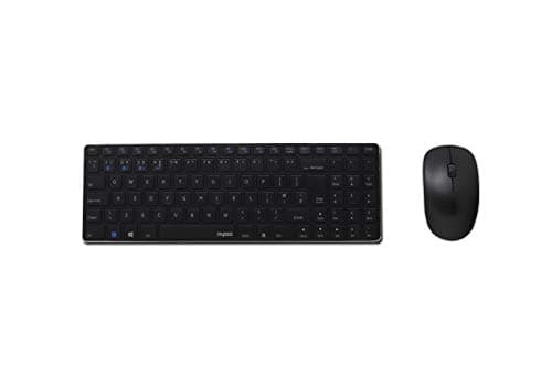 Image of Rapoo 9300M Multi-mode Wireless Ultra-slim Desktop Combo Set - Black (QWERTY)