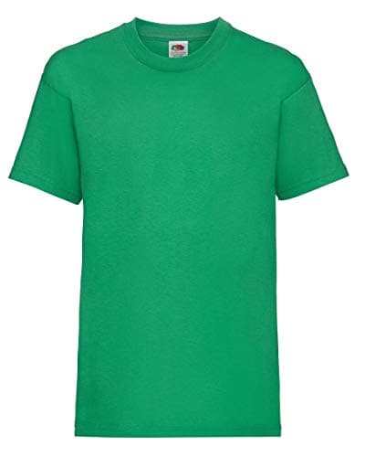 Image of Fruit of the Loom boys' t-shirt. - Green - 116 cm