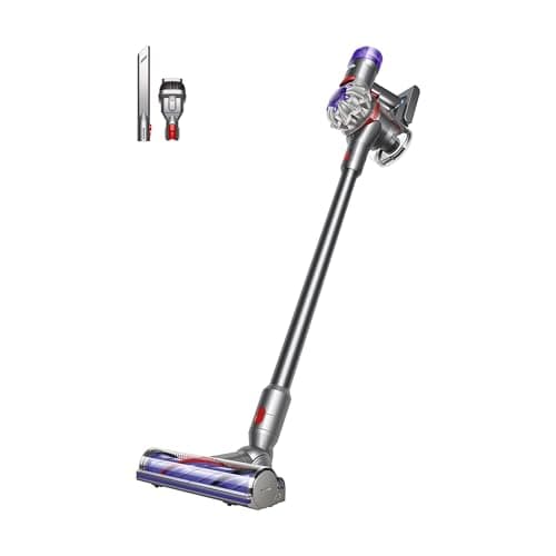 Image of Dyson V8 Advanced Cordless Vacuum Cleaner, 130 AW, up to 40 min runtime, De-tangling Motorbar, removes Pet hair, cordless handheld