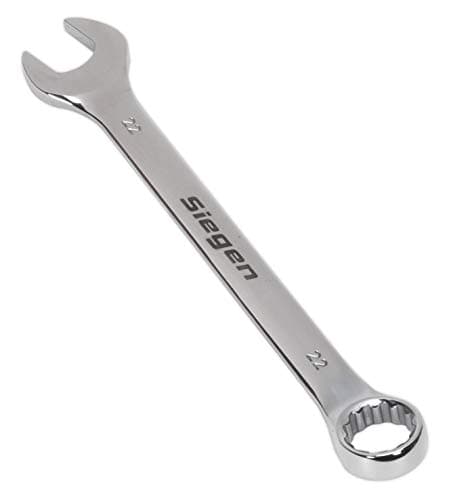 Image of Sealey S01022 Combination Spanner, 22mm, 260mm x 28mm x 47mm, Silver