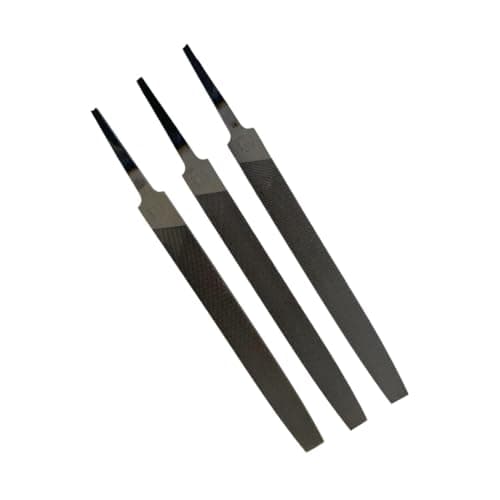 Image of Proops x 3 6" 150mm Flat Smooth, Second, Bastard Coarse Flat Files. (F9973) Free UK Postage
