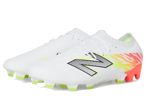 Image of New Balance Mens Furon V8 Dispatch Firm Ground Football Boots - White