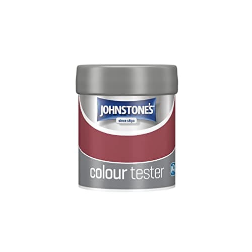 Image of Johnstone's Wall & Ceiling Paint Tester Pots - Dusky Berry Emulsion - Easy to Apply - Dry in 1-2 Hours - 75ml