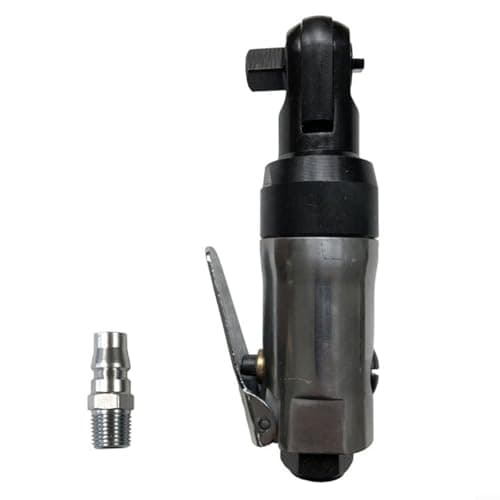 Image of Glewi Pneumatic Air Ratchet Wrench 1/4 or 3/8 Inch Drive, 90 PSI Reversible Tool with 16 ft-lbs Torque for Auto Repair and Machinery(1/4inch for JP)