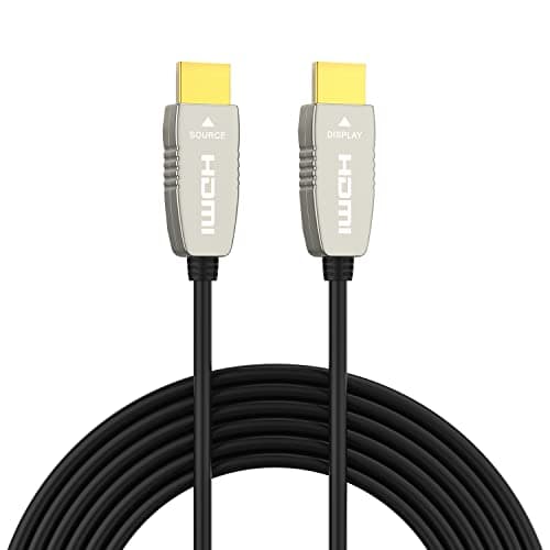 Image of RUIPRO 4K Fibre Optic HDMI Cable 7M, HDMI 2.0b, 18Gbps, 4K@60Hz, HDR, HDCP 2.2, Ultra Slim Flexible, Compatible with TV, Projector, PS4, Xbox, AV Receiver