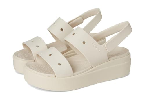 Image of Crocs Womens,Brooklyn 4U, Stucco, 5 UK Women