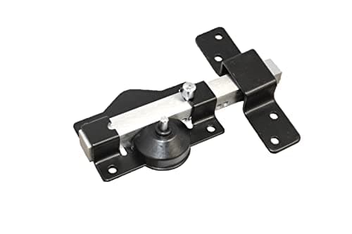 Image of Haven Heritage - 70mm Single Long Throw Lock for Garden Gates, Wooden Gate Lock with Door Security, Ideal for Driveway and Garage Doors - Durable Gate Locks with 5 Keys