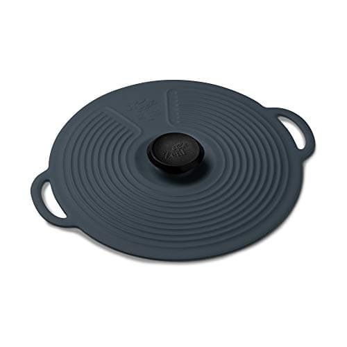 Image of Zeal L251T Silicone Keep Fresh Storage Airtight Seal Lids, Reusable Eco-Friendly Classic Design (15cm) -Dark Grey