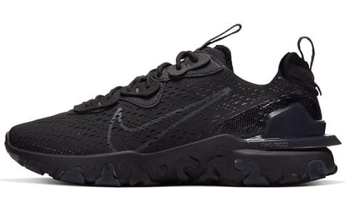 Image of Nike NIKE REACT VISION, Men's Running Shoe Running Shoe, Black Anthracite Black Anthracite, 11.5 UK (47 EU)